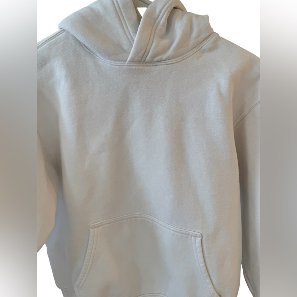 Aritzia White Women's Pullover Hoodie - Picture 3 of 13